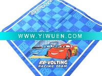 Wholesale MC Queen crazy cars children hanky