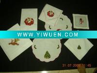 Wholesale linen Chrismas napkin