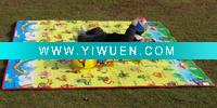 Wholesale 2011 1.8x1.45m convenient package of waterproof baby play mat for new born baby GOOD PRINTING