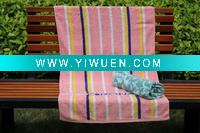 Wholesale 100% cotton yarn dyed beach towel