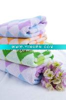 Wholesale terry yarn dyed jacquard bath towel