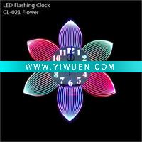 Wholesale LED flashing light quartz clock