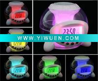 Wholesale sleep and wake up helper changing led clock of 6 natural alarming