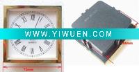 Wholesale 72mm*72mm square clock insert