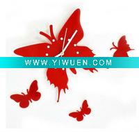 Wholesale Prison break butterfly decoration DIY clock