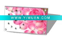 Wholesale Home decoration gift clock--Frameless painting desk clock