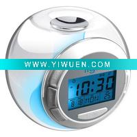 Wholesale Nature sound clock with 7-color light/desk LED clock