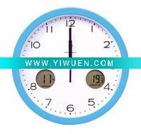 Wholesale Radio control clock with indoor & outdoor temperature