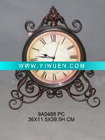 Wholesale metal table decorative clock