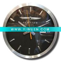 Wholesale fashion calendar metal clock with date and day