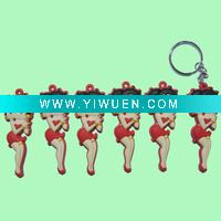 Wholesale 3D cartoon promotional keychain