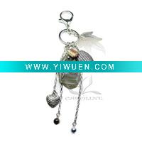 Wholesale Caroline New Design Sliver Keychain Fashionable promotional Gifts