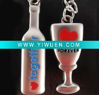 Wholesale A2 Loving serious keychain