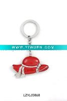 Wholesale fashional alloy hat key ornament
