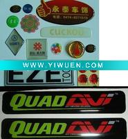 Wholesale Soft epoxy logo sticker