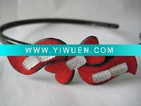 Wholesale 2011 New Plastic Flannelette hairband for women