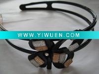 Wholesale 2011 Latest Plastic bow knot hairband hair accessory