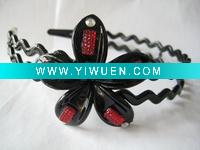 Wholesale 2011 Latest Plastic flower hairband accessory