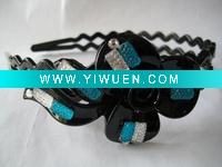 Wholesale 2011 Latest Plastic flower hair hoop accessory