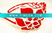 Wholesale 2011 Fashion flower Plastic Hair hoop
