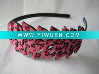 Wholesale 2011 New Plastic Flannelette ladies hair hoop