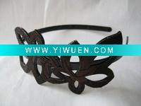 Wholesale 2011 New Plastic Flannelette hair hoop accessory for lady