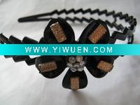 Wholesale 2011 Latest Plastic flower hair hoops accessories