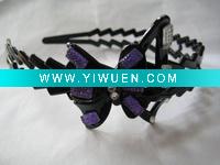 Wholesale 2011 Latest Plastic butterfly hairbands hair accessories