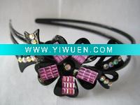 Wholesale 2011 New Plastic Flower hair hoop accessory
