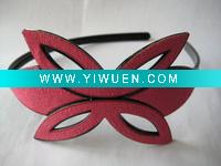 Wholesale 2011 New Plastic Flannelette hairband for lady