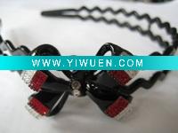 Wholesale 2011 Latest Plastic butterfly headband hair accessory