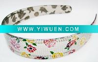 Wholesale 2011 fashion Wide Print Plastic Headband
