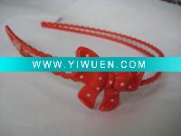 Wholesale 2011 Various Bowknot Plastic Hairbands headbands ST329K-104