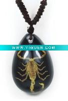 Wholesale holiday gifts--Real scorpion necklace, kids& boys love them