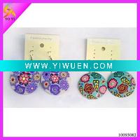 Wholesale BIG FLOWER EARRINGS FOR KIDS