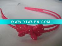 Wholesale 2011 New butterfly-tie Plastic Hairbands Headbands ST329K-109