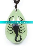 Wholesale Real insect pendant--Real black scorpion