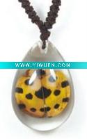 Wholesale glass jewelry--Real insect jewelry,ladybug