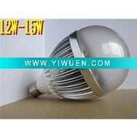 Wholesale 12W SILVER E27 best high wattage led bulb 12*1W
