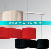 Wholesale modern hand wrapped textile fabirc pendant lighting ceiling lamp for restaurant hotel