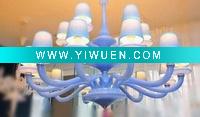 Wholesale Popular glass chandelier light MD-12+6