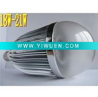 Wholesale 18W INDOOR E27 best high wattage led bulb 18*1W