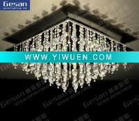 Wholesale 2011 Modern Square Crystal Ceiling Lamp GS9002-12