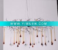 Wholesale Modern glass drops decorative chandelier