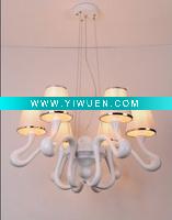 Wholesale Modern new design white polyresin chandelier