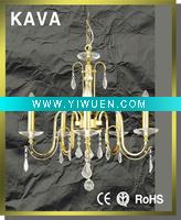 Wholesale Royal New Iron Chandelier LED {9320-5P-GD}