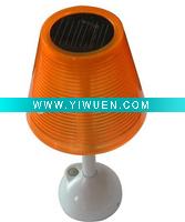Wholesale LED Solar table lamp with rechargeable batteries or charged by AC/DC adapter