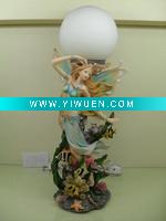 Wholesale Fairy Decorative Table Lamp Resin Crafts
