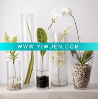 Wholesale Tall Cylinder Glass Vase