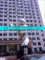Wholesale 201 large stainless steel sculpture hollow ball